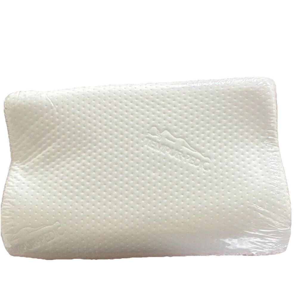 Tempur-Pedic White Rectangular Memory Foam Bed Pillow 20 x 12.5 x 4 in